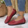 Модная женская обувь 2024 года, горячая распродажа, женские туфли на плоской подошве One Kick, осенние туфли с круглым носком, твердая подошва Solft, повседневные удобные туфли на плоской подошве, большие размеры, лоферы