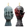 Evil Skull Silicone Candle Mold Halloween Decoration Plaster Crafts Resin Making Tools DIY Soap Ice Block Baking Mold Party Gift