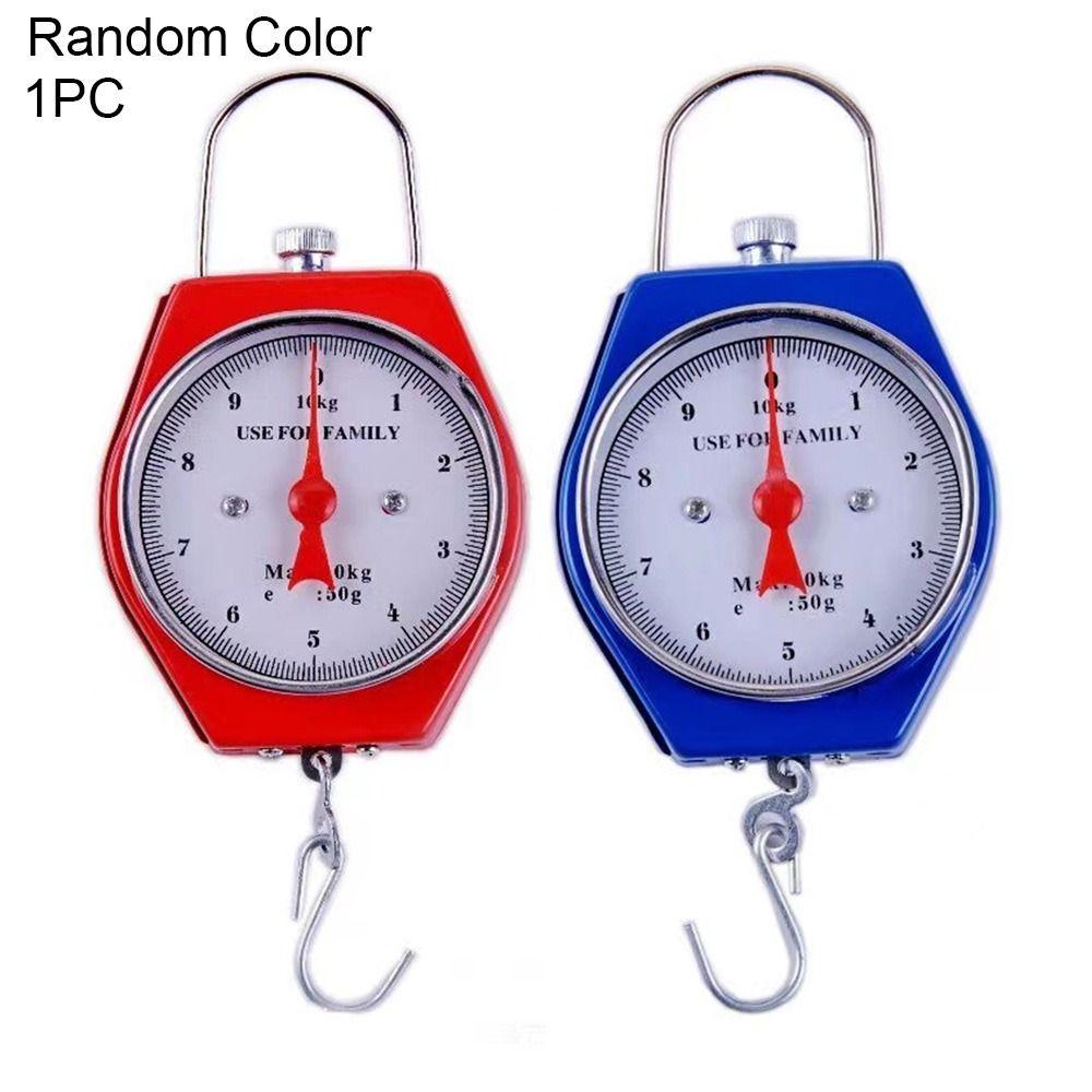 Balance Handheld Spring Balance Hook Scale 10kg/50g Mechanical Scale Digital Dial Luggage Scale