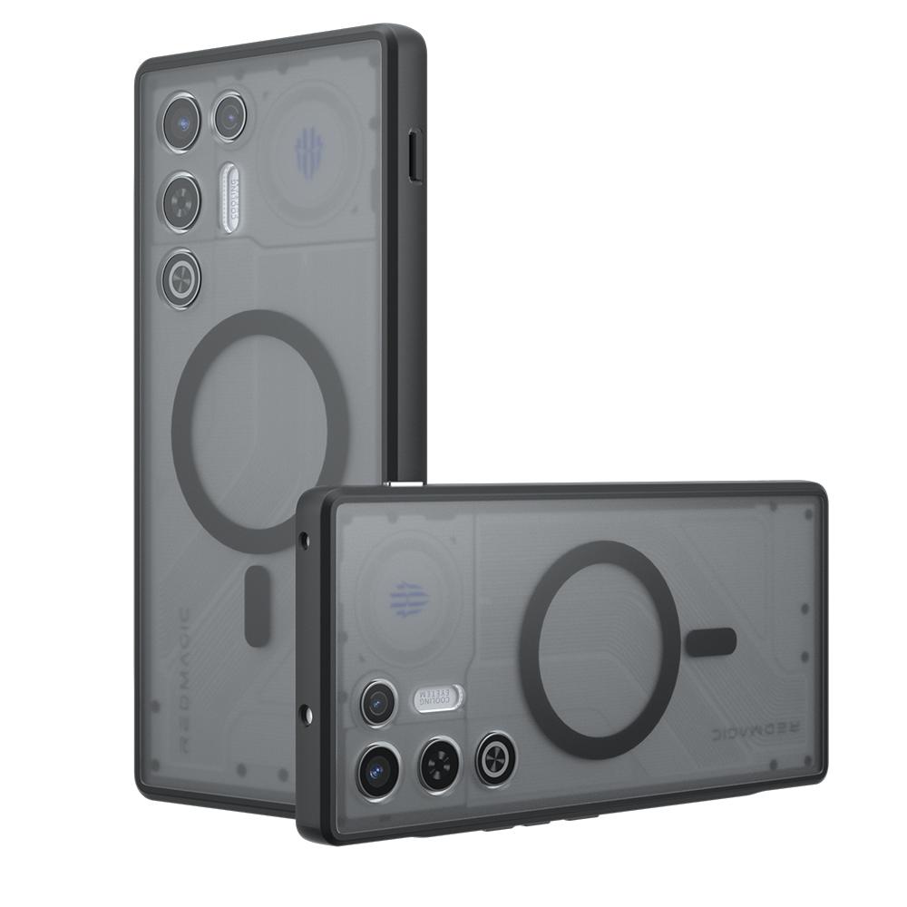 Ударопрочный чехол для ZTE Nubia RedMagic 11 Air, магнитный, для беспроводной зарядки, с мягкой ТПУ рамкой, полупрозрачная матовая пластиковая крышка для телефона