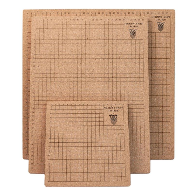 Доска для макраме The Beadsmith 8x8/12x16/ 16x16 дюймов, толщина 10 мм, сетка, дерево, для создания макраме, хлопковая нить, инструмент для фиксации при вязании