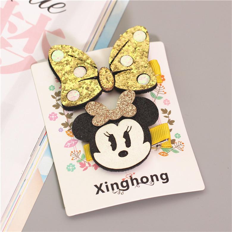 Милые мультяшные принцессы девочки дети заколки для волос шпильки аксессуары для детей бант для волос заколка-автомат заколка головной убор