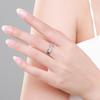 Tancise Classic 925 Sterling Silver  Zircon Ring Ladies Jewelry Wedding Promise Party Gift
