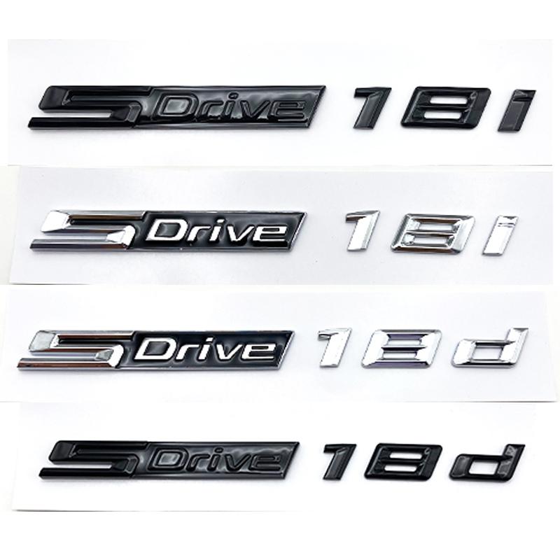 Автомобиль 3D ABS SDrive 18i 18d Логотип Крыло Кузов Багажник Значок Эмблема Наклейки Стикер Для X1 X3 X5 Z4 E48 F48