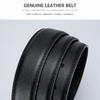 Gold Buckle Leather Belt 2.3CM Width Jeans Belt Fashion Pin Buckle Belt  All Occasions