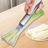 Scallion Cutter Stainless Steel Chopped Green Onion Knife Multi-Blade Herb Cutter Multifunctional Kitchen Shredding Knife for Vegetables Onion Garlic