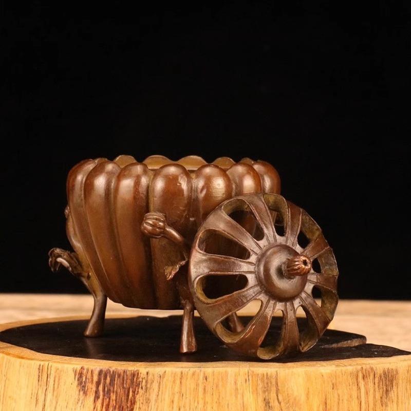 Home Furnishings Gilt Bronze Ancient Coins Dong Collection Gold Cakes Family Decorations