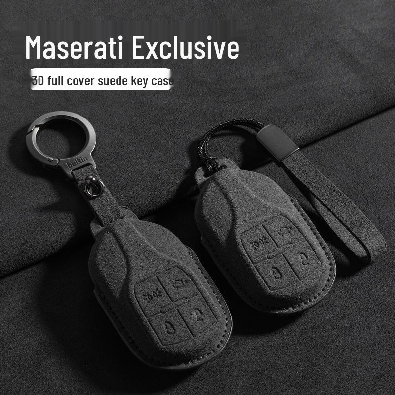 3D Брелок-сумка из замши Алькантара для Maserati Ghibli/LevanteGT