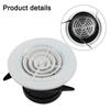 Vent Outlet Air Vent 1 Pcs ABS Accessories Adjustable Exhaust Grille Cover Replacement Round Ventilation Bathroom