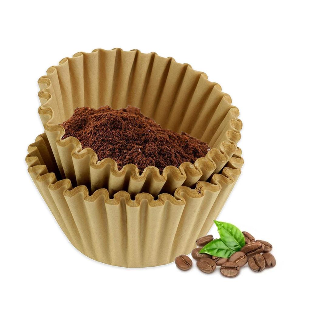 200 шт. Бумага для кофейных фильтров, Подходит для замены в кофемашине, Круглая бумага для кофейных фильтров, Одноразовая бумажная фильтровальная бумага