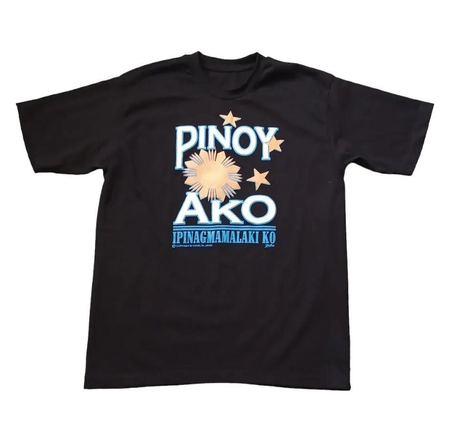 Pinoy Ako Philipines Pinoy Filipino Mens T-Shirt Black Large Short Sleeve Unisex T-Shirt