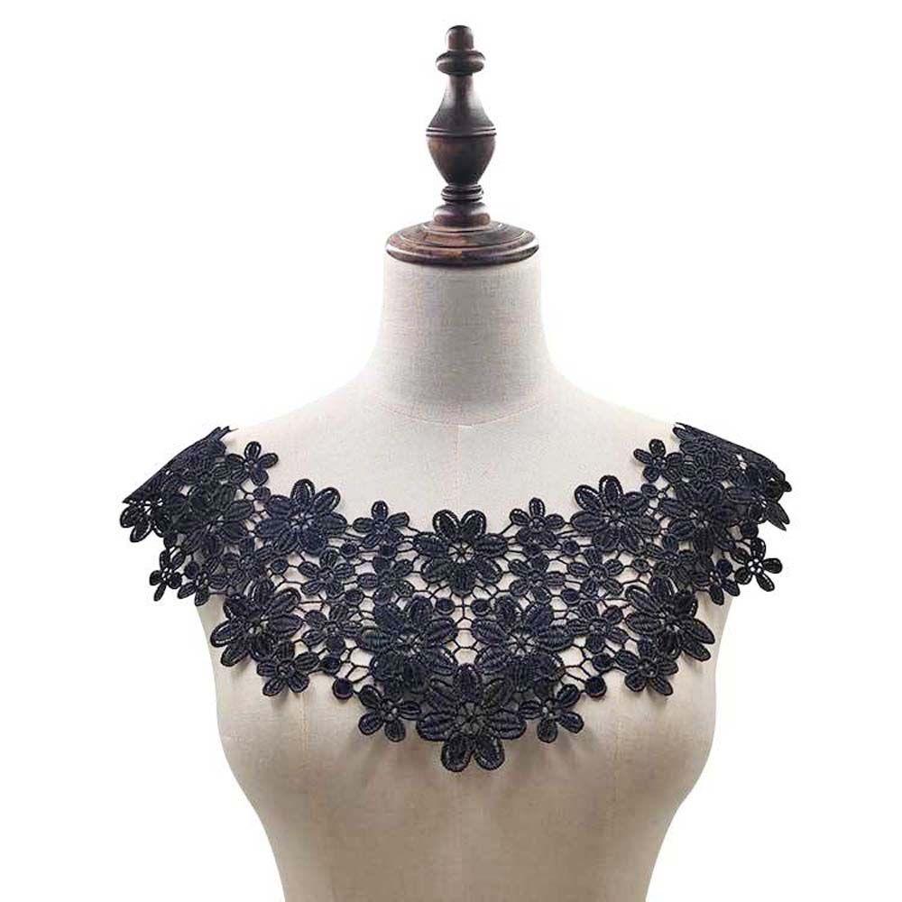 Сделай сам Тканевая вышивка Рукоделие Цветочные Швейные принадлежности Кружевная ткань Декольте Аппликация Кружевной воротник