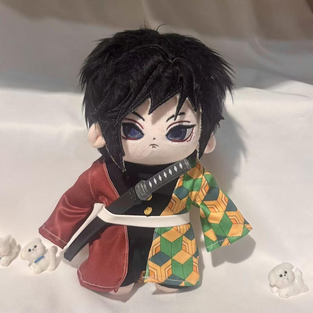 20cm Plush Dress Up Cotton Doll with Clothes Cosplay Toys for Kids Stuffed Anime Role Figure Gifts