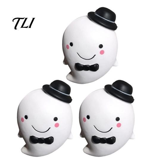 Ghost Squeeze Toy 1/2/3Pcs Halloween Gentleman Toy, Bow Stress Relief Toys Decompression Sensory Desk Party Favors Adults