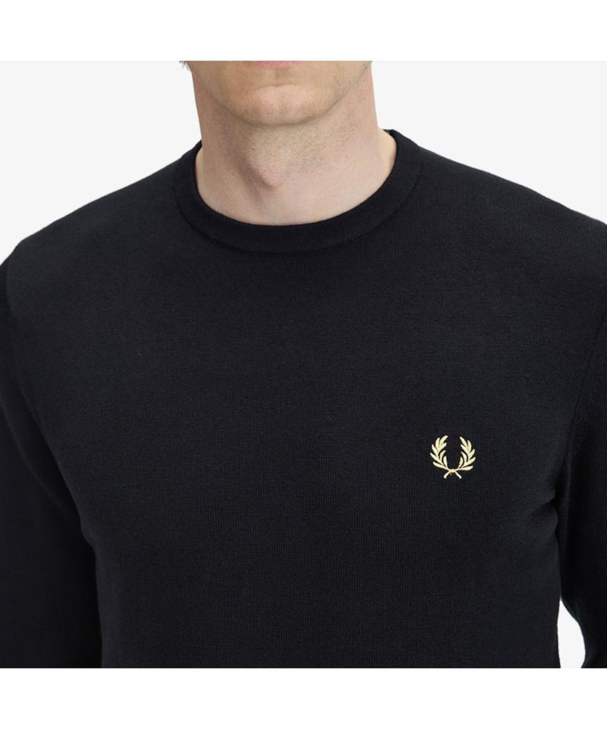 Fred Perry [Базовая модель] Классический джемпер с круглым вырезом из шерсти мериноса (198) Afpm2439601-198