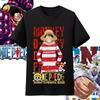 Хлопковая футболка оверсайз с принтом персонажей аниме One Piece для мужчин и женщин, удобная, в стиле Y2K, детская одежда, летний тренд, футболки