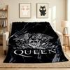 Queen Skull Flannel Blanket Throw Blanket Soft Warm Sofa Bed Camping Car home Decor Unique Christmas Gift C9302804