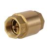 1Pc 1/2” 3/4”1” Female Thread NPT Brass Thread In-Line Spring Check Valve One-Way Anti Backflow Valve Water Control Float Valve