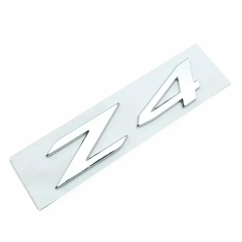 Chrome Black 3D ABS Z4 Letters Rear Boot Trunk Emblem Badge Sticker Decals for BMW G29 Car Styling Accessories AV2