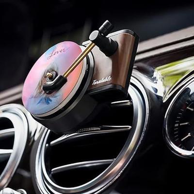 Таблетки-освежители воздуха для автомобиля с ароматическими простыми универсальными установочными обложками в форме проигрывателя.