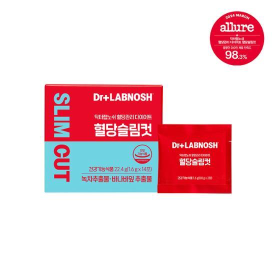 Доктор. Lab Nosh Диета для контроля уровня сахара в крови Blood Sugar Slim Cut 14 пакетов (2 недели стоит)