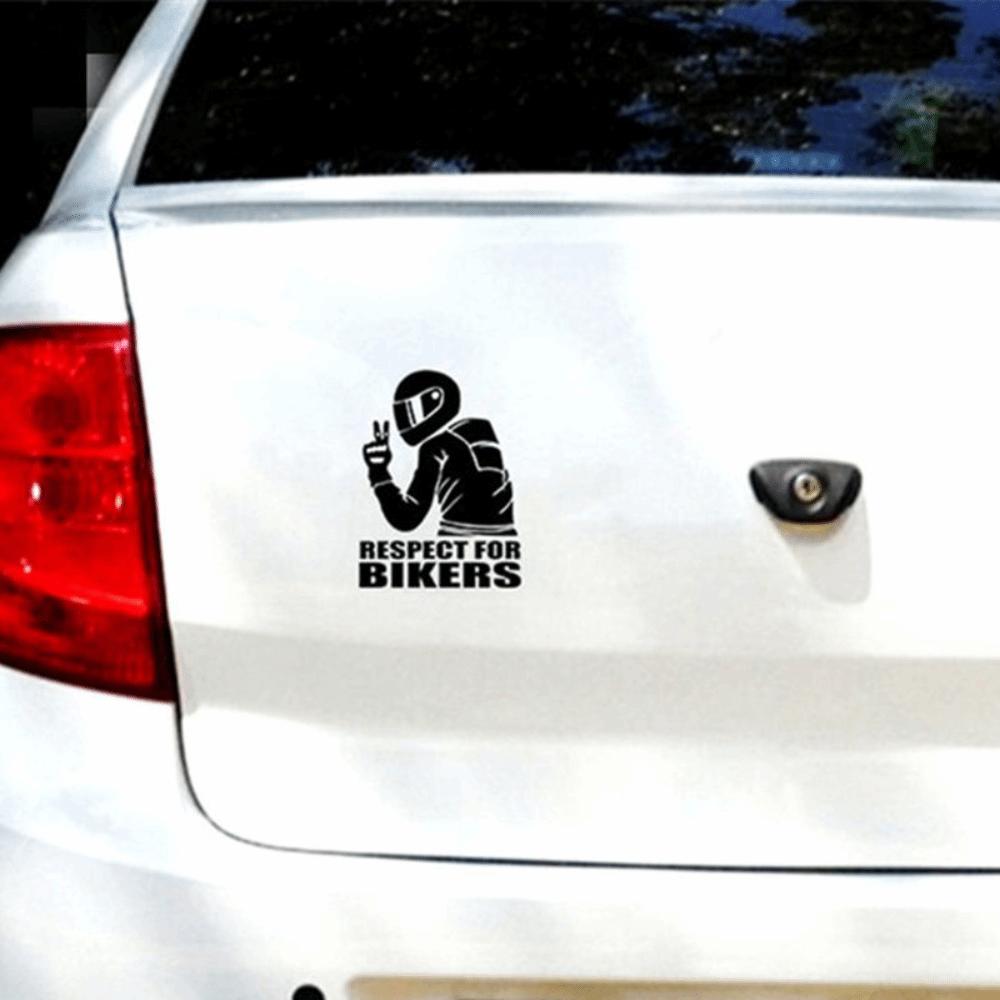 Styling Bicycle Protection Automobile Decoration Car Sticker 3D Respect Reflective Auto Decal