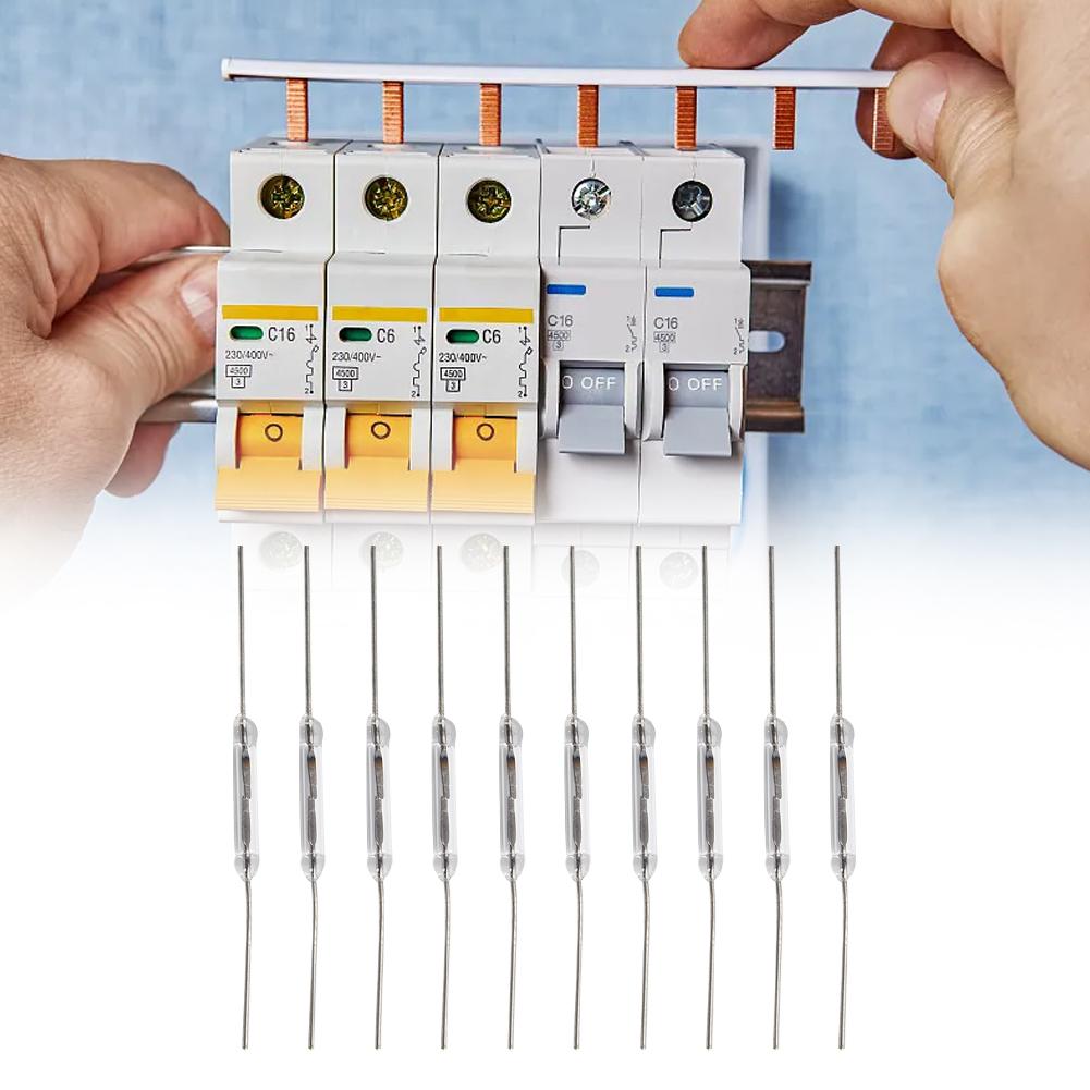 0.5A герконовый переключатель 100VDC 10W 14*2mm стекло нормально открытый