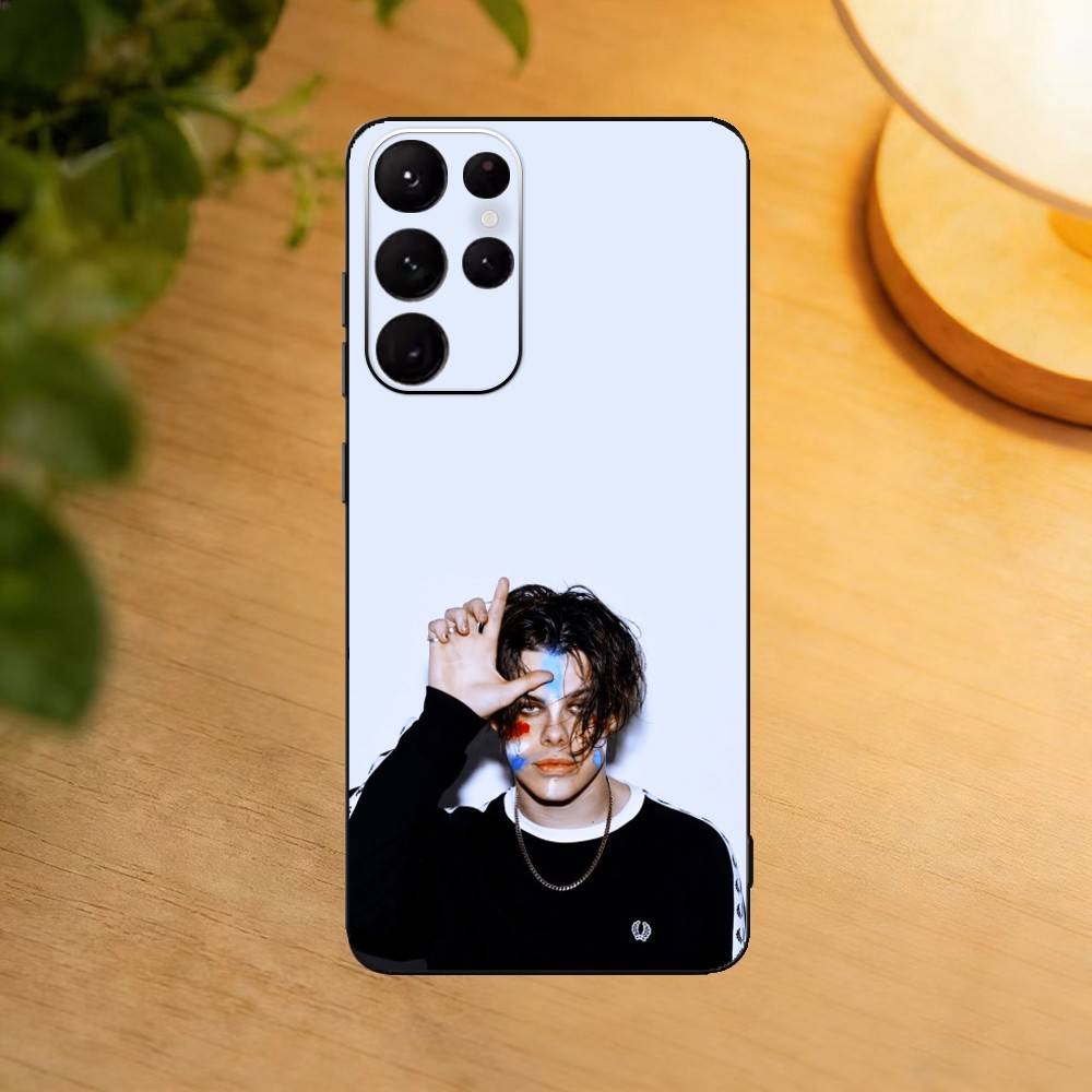 Чехол для телефона Y-Yungbluds Singer YB-B Для Samsung S25,24,23,22,30,21,10,9,Ultra,Plus,Lite Мягкий черный чехол