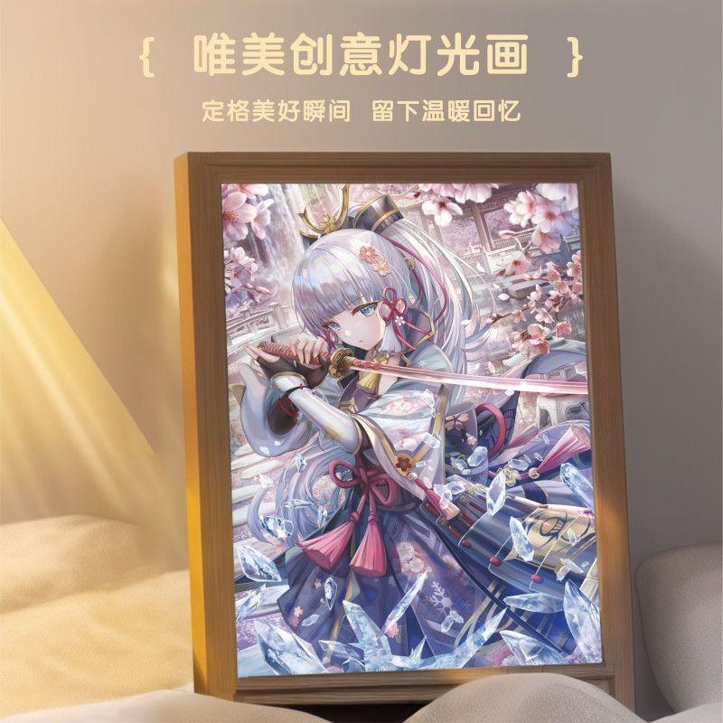 Световая живопись Фигурка Genshin Impact Гань Юй Ху Тао Ёимия Ночник