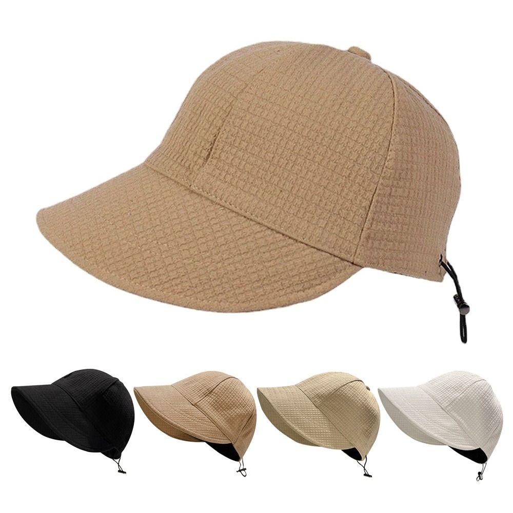 Foldable Portable Big Visors Anti-UV Wide Brim Bucket Hat Beach Cap Sun Hat Fisherman Cap