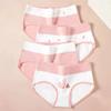 High Waist Panties Women Cotton Slimming Underwear Cute Print Briefs Breathable Ladies Underpants