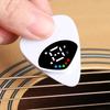 1/2/3Pcs 2 in 1 Guitar Tuner And Pick Digital Guitar Pick with LED