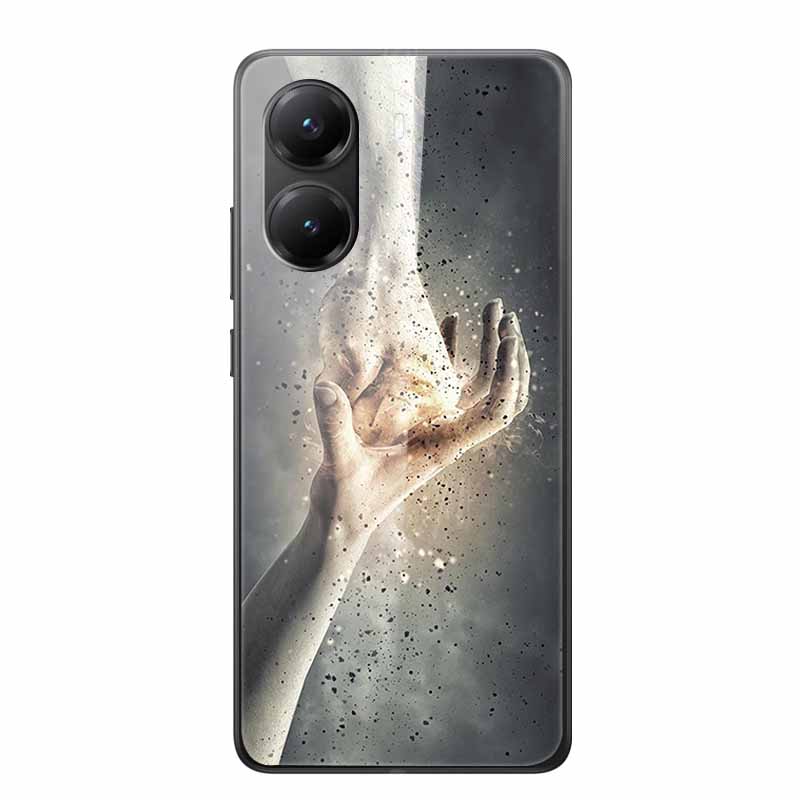 Glass Case For Poco X7 Pro Case X7Pro Hard Tempered Glass Back Cover Soft Bumper For Xiaomi Poco X7 Pro Case PocoX7 Pro Fundas