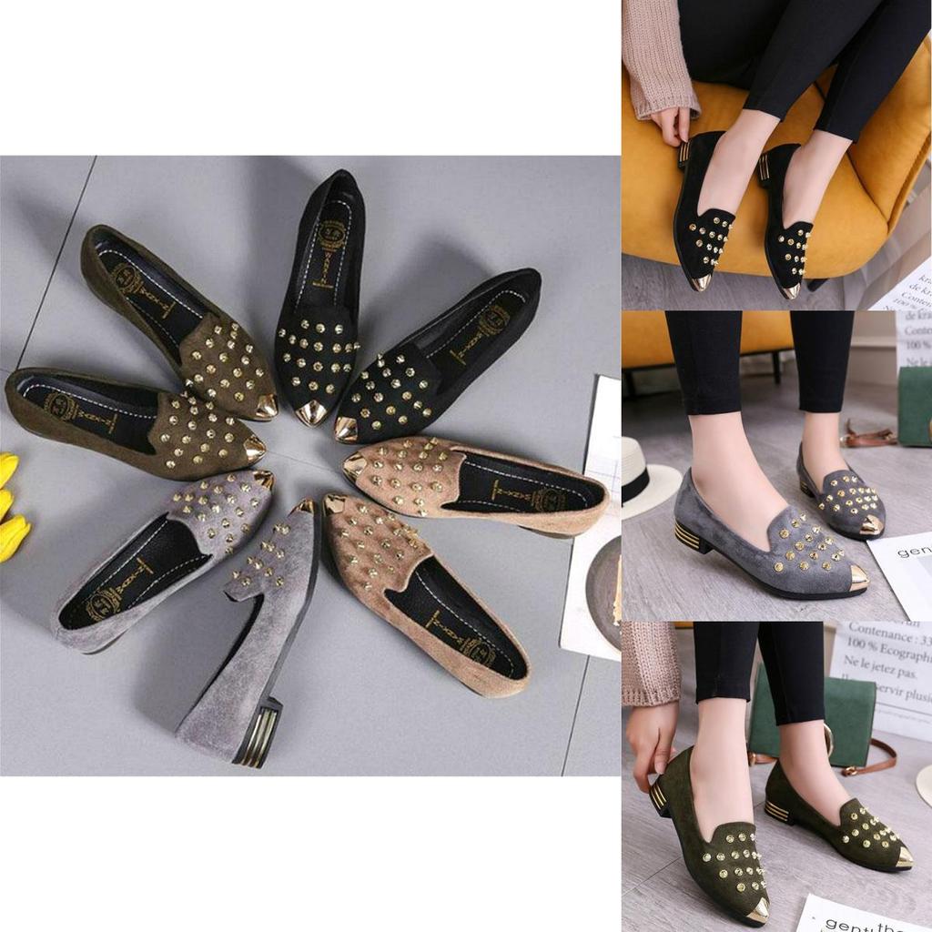 Premium Quality Women Fashion Sexy Comfort Low Heel Ladies Shoes Ballet Flats