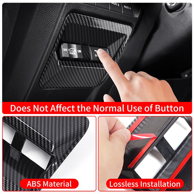For 2024 2025 2026 Toyota 4Runner Tacoma Main Driving Function Button Frame Decorative Panel Interior Upgraded Accessories