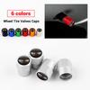 4Pcs Car Styling Tire Valve Stem Caps For Ralliart Logo For Mitsubishi Asx Lancer L200 Pajero Sport Attrage Xpander Mirage