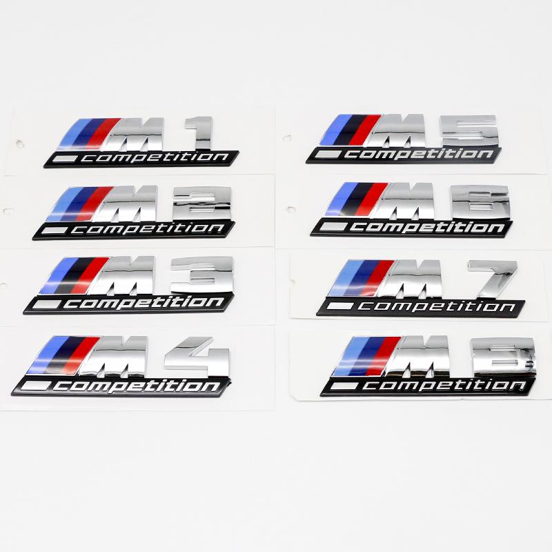 AYXO5 3D Logo Sticker BMW M Sport  Tri-Color Emblem Badge For M1 M2 M3 M4 M5 M6 M7 M8 X1 X3 X5 X6 Waterproof Fender Trunk Accessories