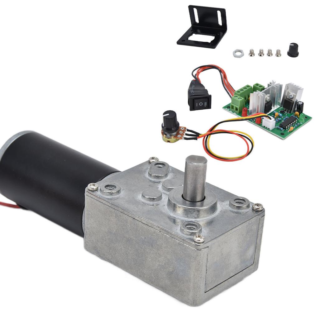 DC12V мотор-редуктор турбо червячный редуктор скорости машины аксессуары с валом 8 мм
