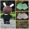 Accessories Solid Color Shorts Toy Denim Jeans 20CM Doll Pants Idol Dolls Clothes Stripes Lattice