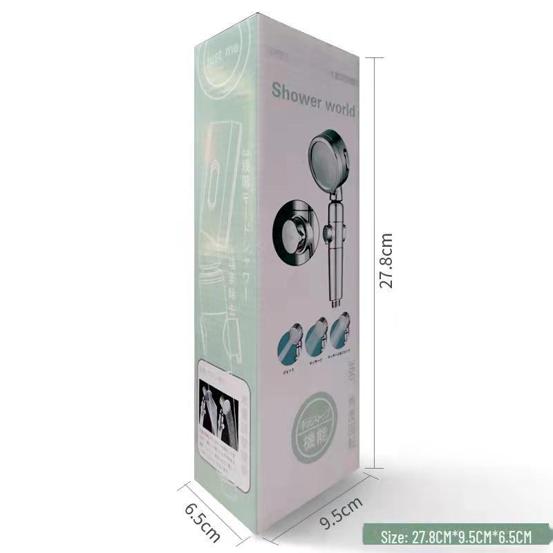 Ручная душевая лейка под давлением с фильтром для воды и функцией остановки нажатием одной кнопки