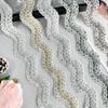 3.5Cm Wave Bead Embroidery Strand Decoration Barcode Clothing Dress Home Luggage Lace Accessories
