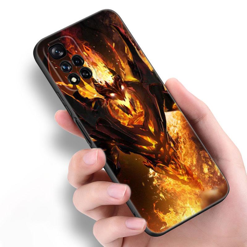 Игровой Dota 2 черный силиконовый чехол для телефона Xiaomi POCO X3 X4 NFC F5 M3 M4 M6 X5 X6 Pro F3 F4 GT 5G C55 C65 M5