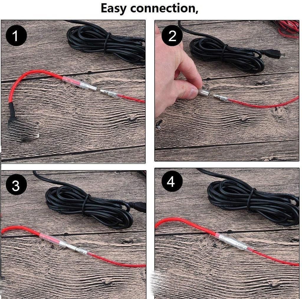KILIGEN 6pcs 24V Micro 2 Circuit Fuse Tap Kit, Automotive Flat Type