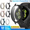 Чехол для ПК + Закаленное стекло для Garmin Vivoactive 5 Защита экрана от царапин Защитный чехол для корпуса часов Garmin Active 5