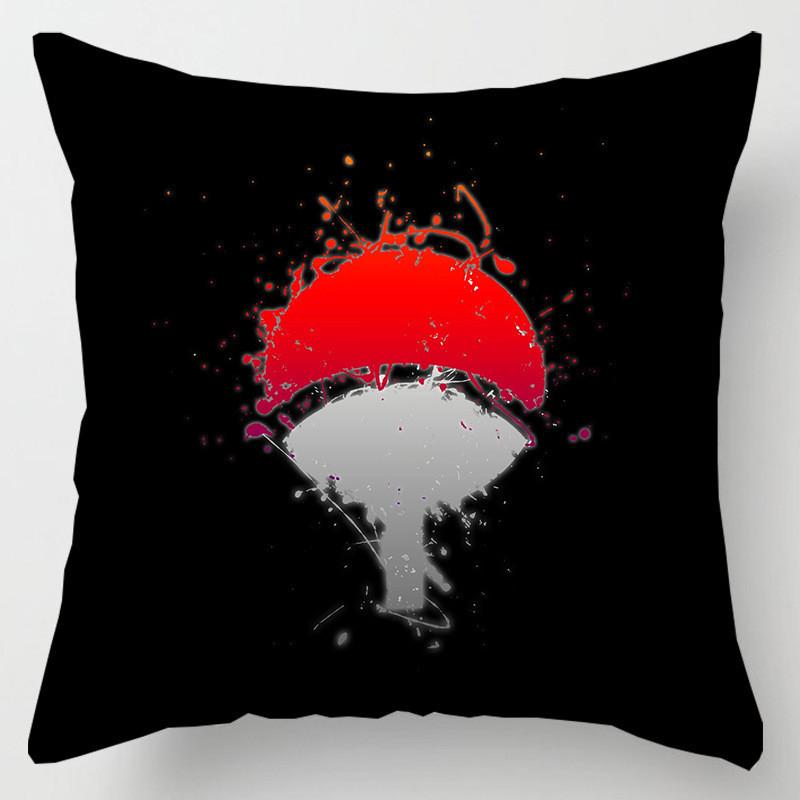 Роскошная аниме наволочка Наруто с мультяшным логотипом для стильного домашнего декора