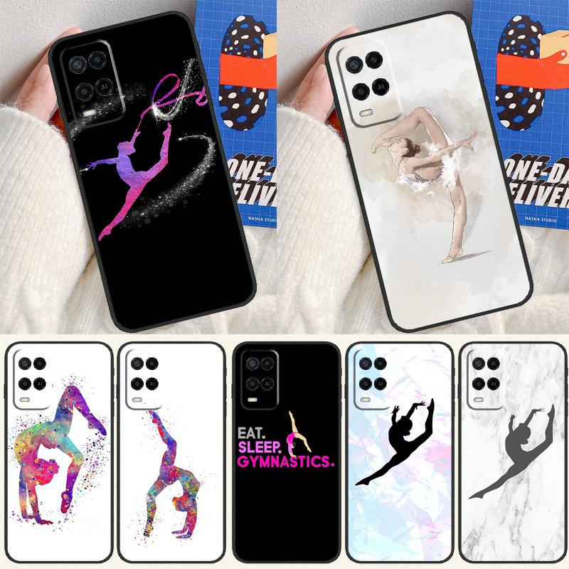 Чехол Love Gymnastics для Oppo A91 A5 A9 A16 A76 A96 A58 A78 A98 A52 A72 A74 A94 A54 S A57 A77 A15 A17