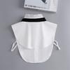 Korean Stand Shirt False Collar for Women Bowknots Ties Faux Col Half Shirt Blouse Fake Collars Sweater Shirt Detachable Collars