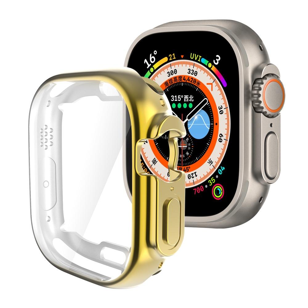 Для Apple Watch Series 8 Ultra/Pro 49 мм чехол для часов в комплекте Мягкая защитная пленка из ТПУ для iWatch 7 41/45 мм