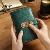 Secure Bill Storage for Savings Cash Organizer Book with 3-Digit Combination Lock, Durable PU Leather Money Personalized Security Wallet Wallet,