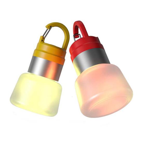 Уличный кемпинговый фонарь с USB-подзарядкой, водонепроницаемый, съемный, с подсветкой для бутылки с водой, портативный, для пеших походов, рюкзака, светодиодная подвесная лампа